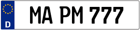 Truck License Plate